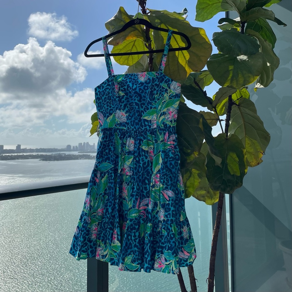 Lilly Pulitzer Alision Dress, Formentera Turquoise Hot On The Spot